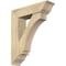Ekena Millwork Imperial Traditional Rough Sawn Bracket w/ Offset Brace, Douglas Fir, 8"W x 30"D x 36"H BKT0806X30X36IMP01RDF - alternate 1